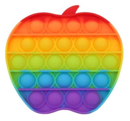 Sceedo Pop It Bubble Apple Fidget Rainbow Sceedo Pop It Bubble Apple Fidget Rainbow