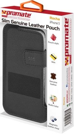 PROMATE ROCHA.BLACK PROTECTIVE SLIM LEAT PROMATE ROCHA.BLACK PROTECTIVE SLIM LEAT