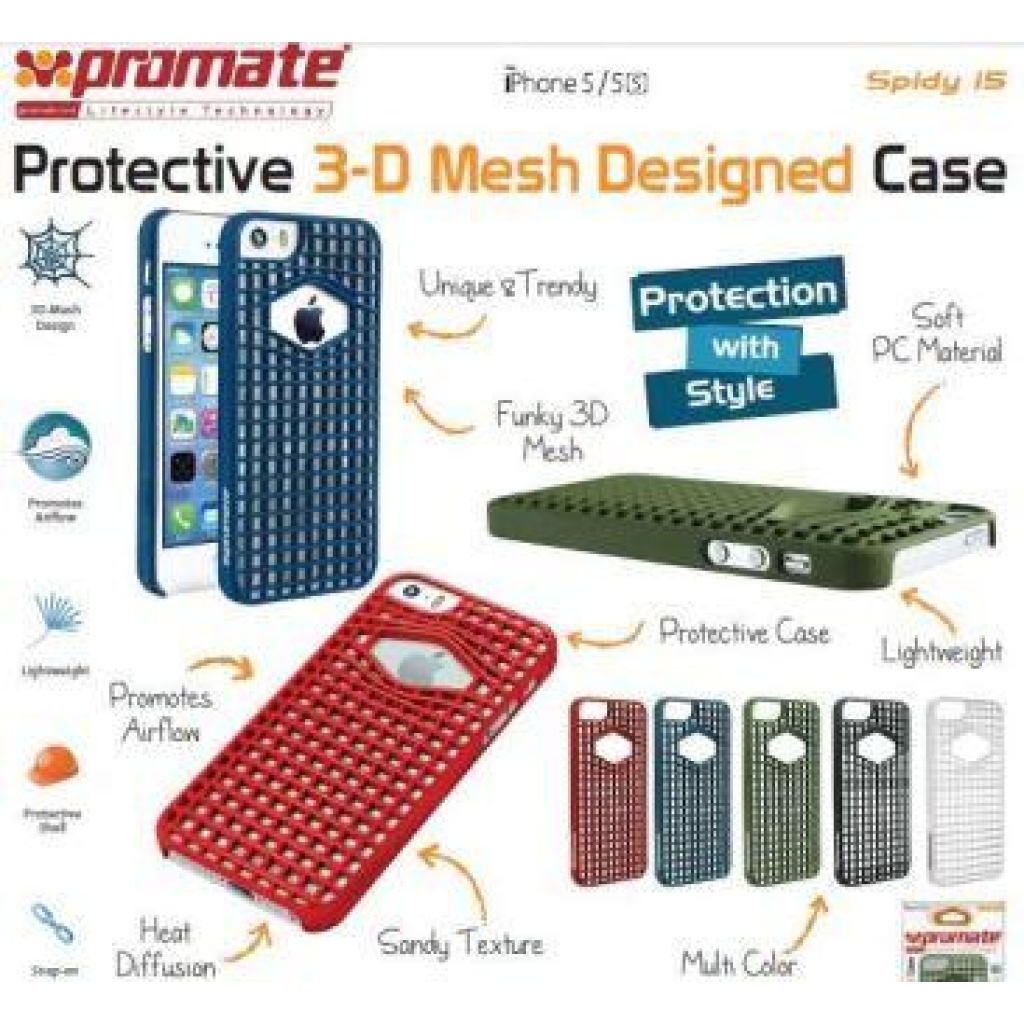 Promate Spidy.i5 Designed Promate Protective Case for