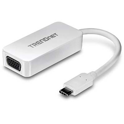 TrendNet USB Type C to VGA HDTV Adapter TrendNet USB Type C to VGA HDTV Adapter