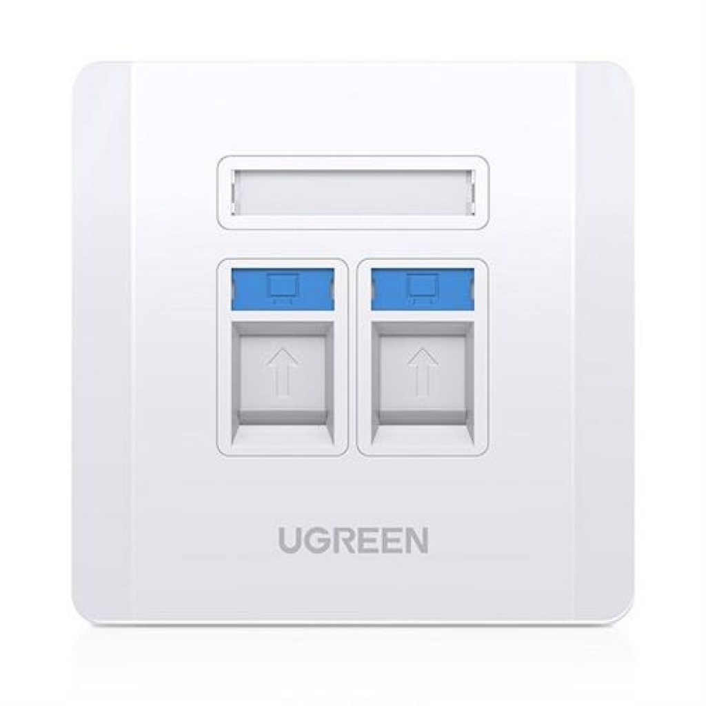 uGreen Dual Wall Socket internet LAN and Telephone