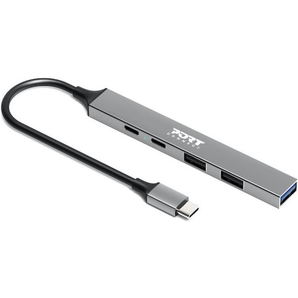 Port USB Type C Hub With 4 USB Ports