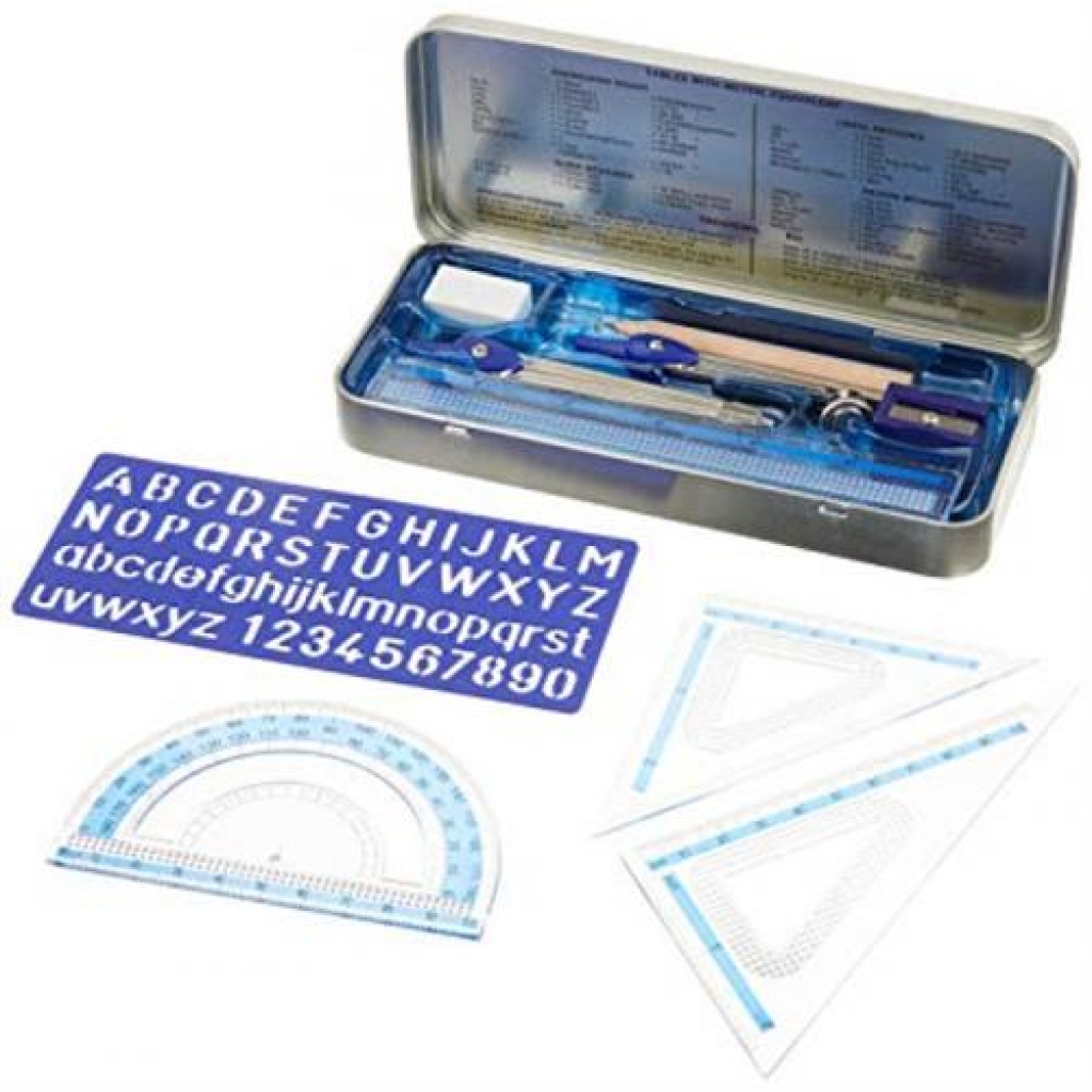Staedtler Math Set 10pcs Metal Container